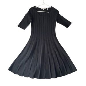 Elegant Black Knit Dress